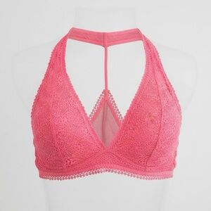 Victoria’s Secret pink lace Bralette Size Large